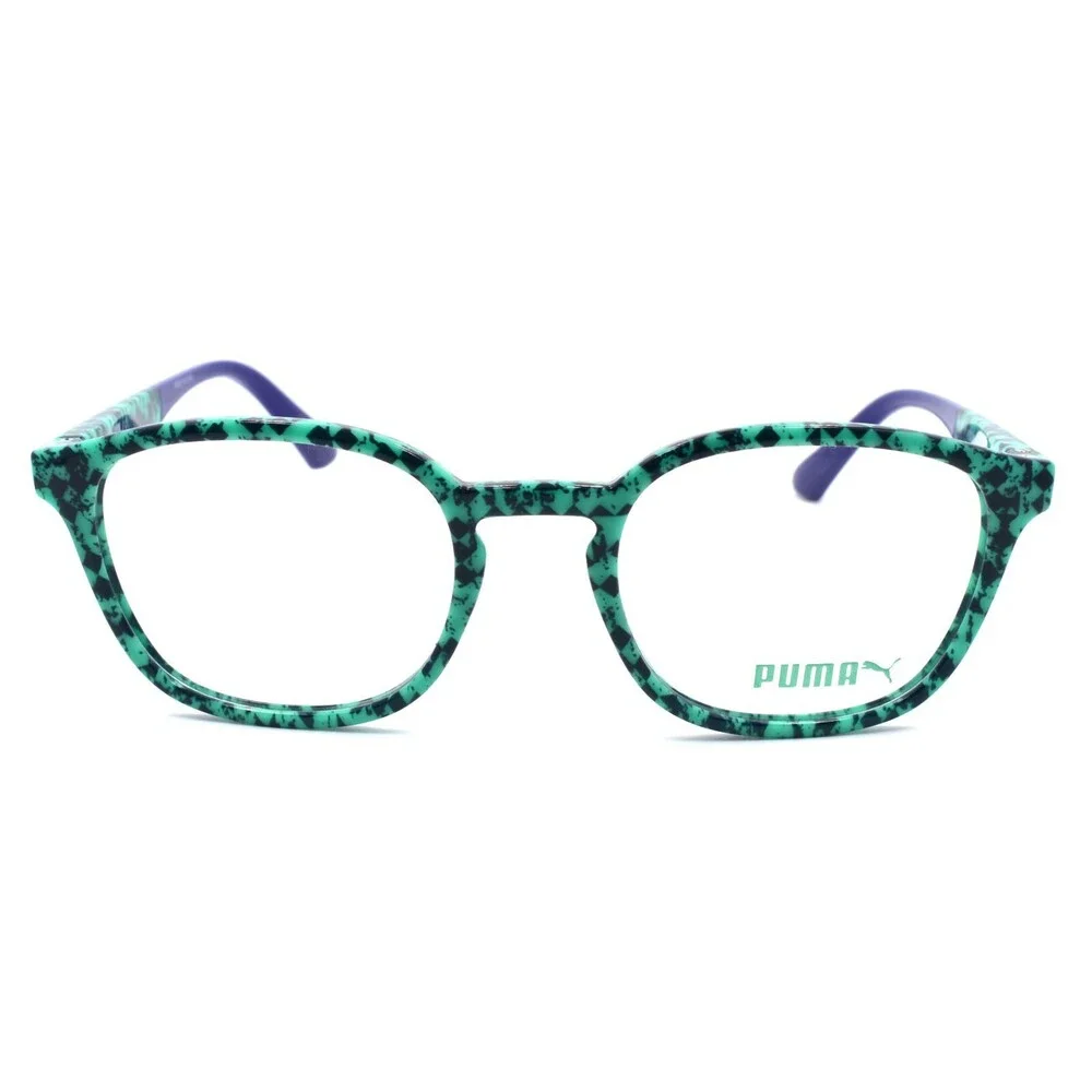 PUMA PU0118O 002 Unisex Eyeglasses Frames 49-20-145 Green / Blue